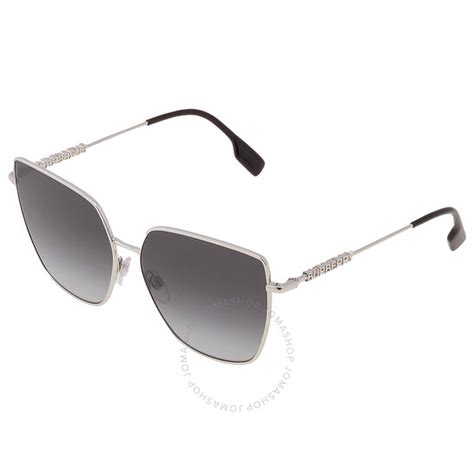 Burberry Women's 0BE3082 Silver/Gradient Grey 